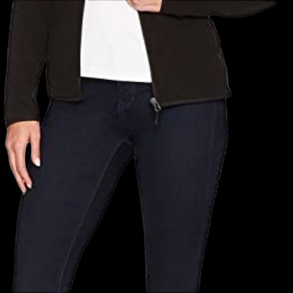 AMAZON Essentials Black Full Zip Fleece Jacket Size M - Picture 4 of 6